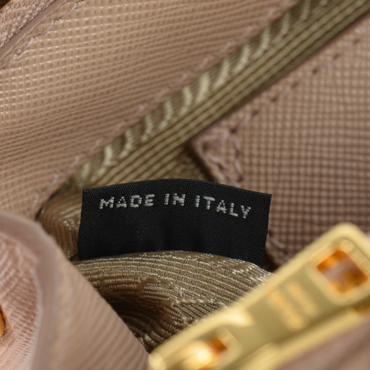 Prada Saffiano Micro Galleria Double Zip Tote Cammeo 7 of 9