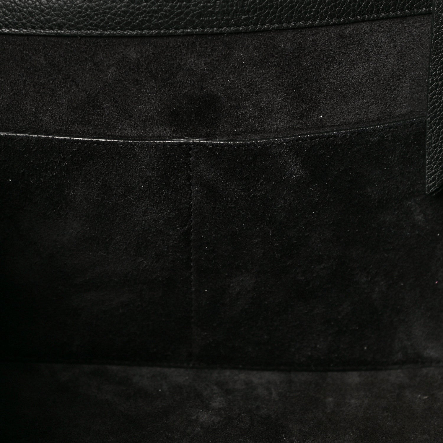 Celine Soft Grained Calfskin Medium Belt Cabas Phantom Black 13 of 13