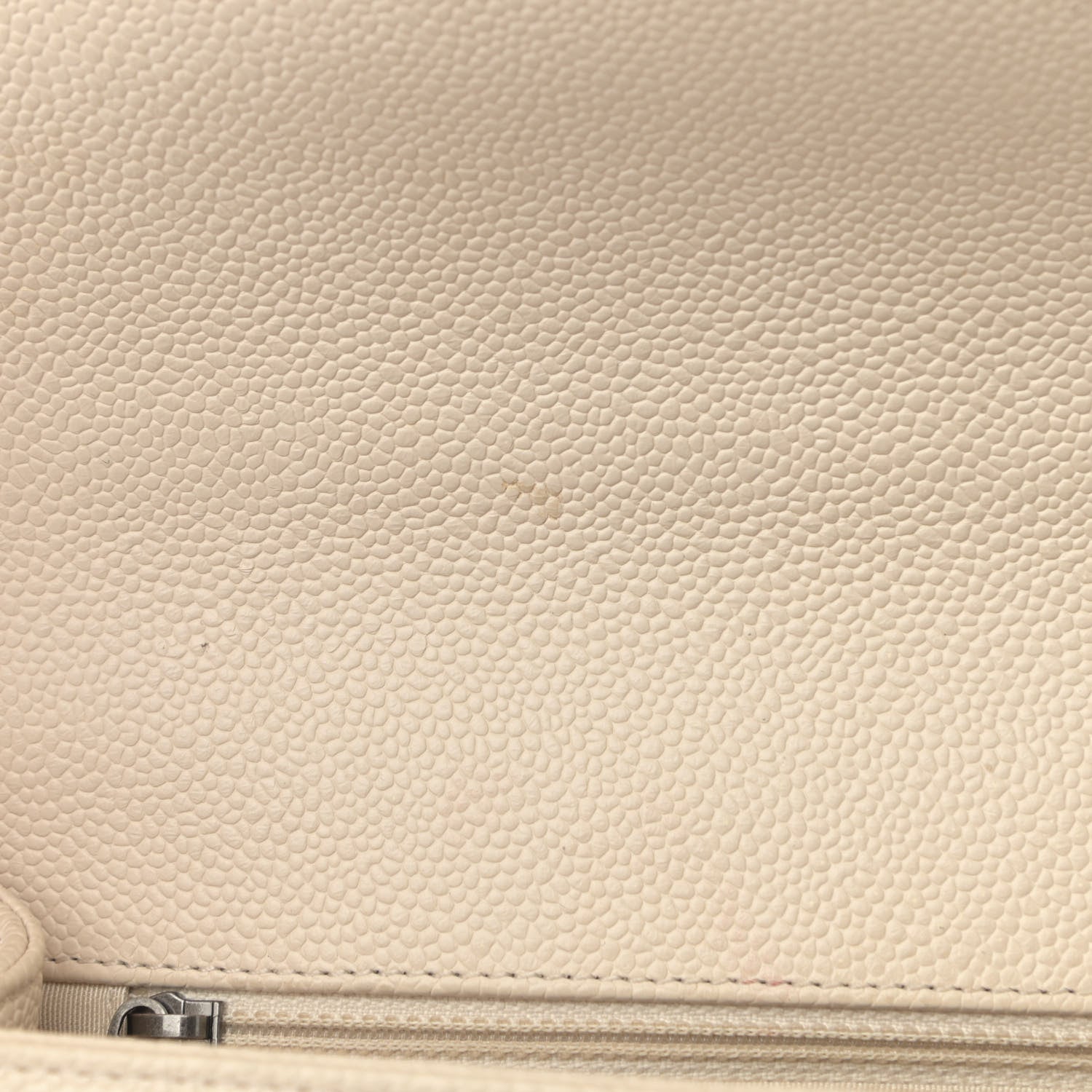 Chanel Caviar Chevron Quilted New Medium Boy Flap Beige 12 of 15