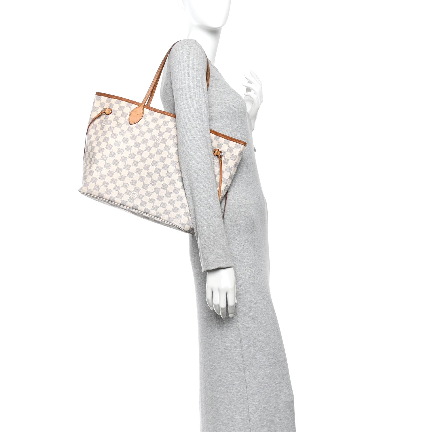 Louis Vuitton Damier Azur Neo Neverfull MM 2 of 11