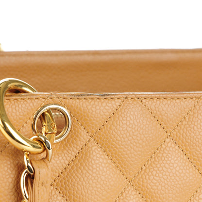 Chanel Caviar Quilted Grand Shopping Tote GST Beige 10 of 10
