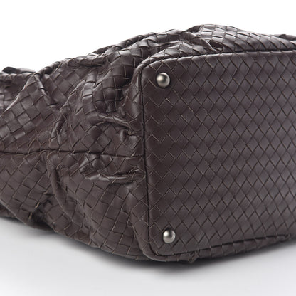 Bottega Veneta Nappa Intrecciato Pleated Tote Ebano 8 of 9