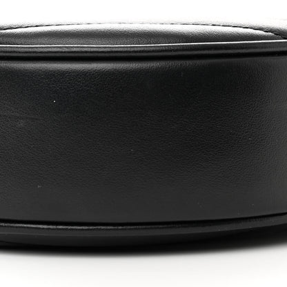 Saint Laurent Calfskin Matelasse Chevron Round Vinyle Camera Bag Black 10 of 13