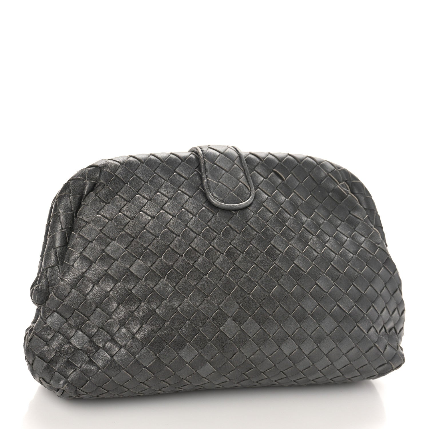 Bottega Veneta Nappa Intrecciato The Lauren 1980 Clutch Ebano 4 of 10