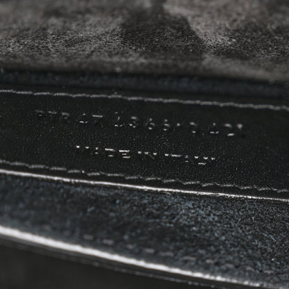 Saint Laurent Calfskin Small Classic Monogram Kate Tassel Satchel Black 7 of 11