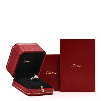 Cartier 18K White Gold Diamond Double Wrap Juste Un Clou Ring 54 7 5 of 5