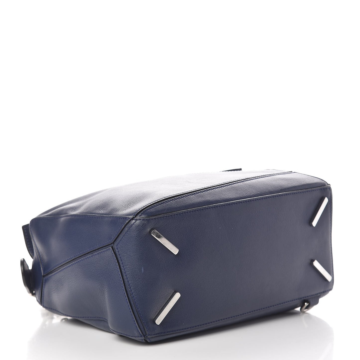 Calfskin Medium Puzzle Bag Marine
