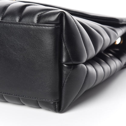 Saint Laurent Calfskin Y Quilted Monogram Medium Loulou Chain Satchel Black 11 of 11