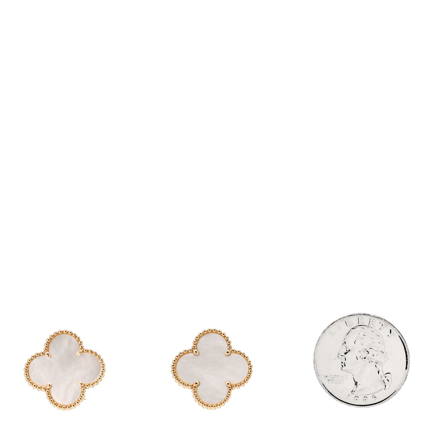 18K Yellow Gold Mother of Pearl Magic Alhambra Earrings