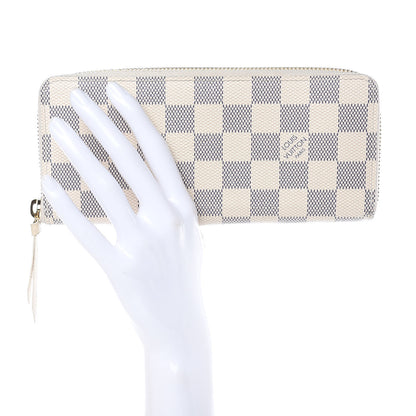 Louis Vuitton Damier Azur Clemence Wallet 2 of 10