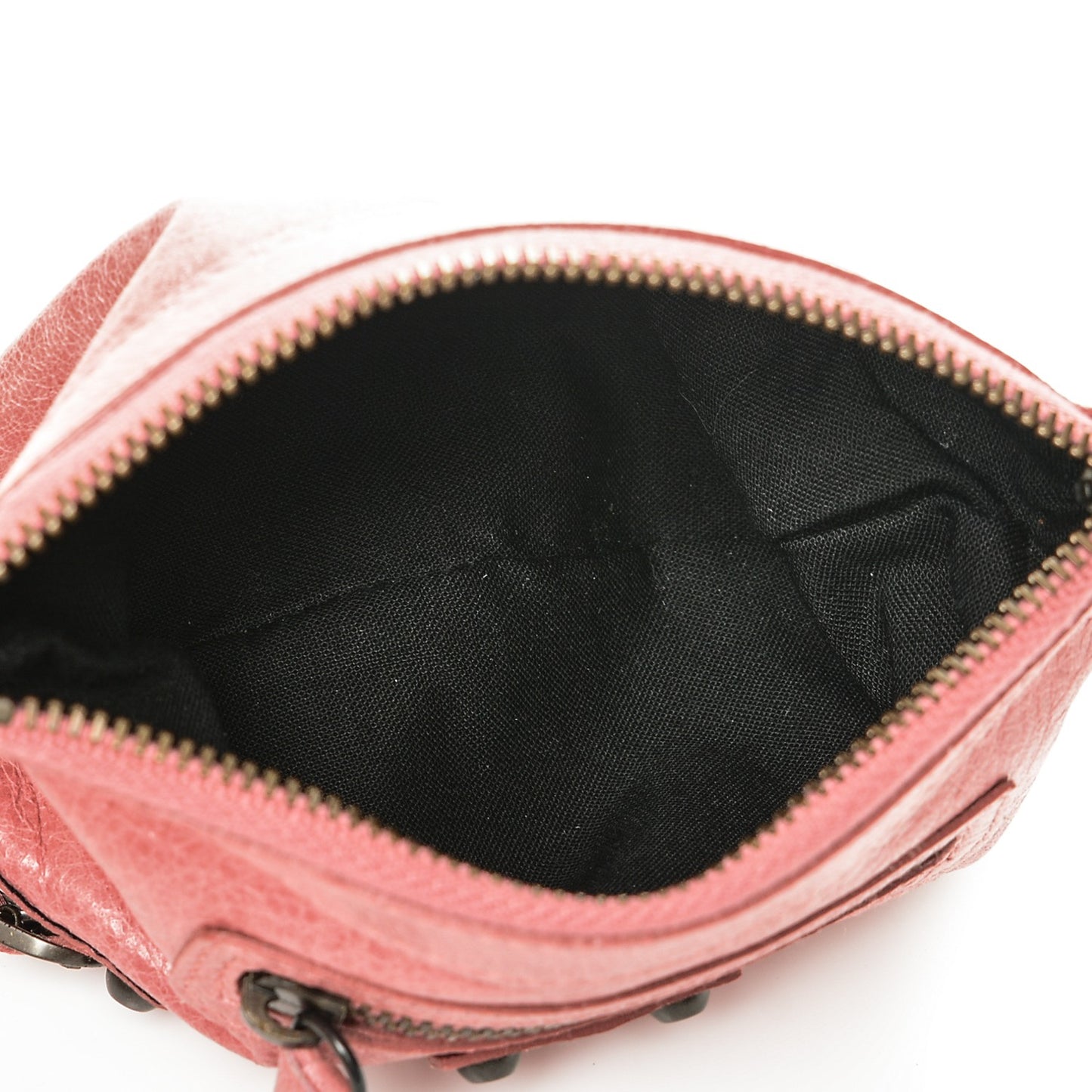 Agneau Classic Hardware M Porte-Monnaie Coin Purse Framboise