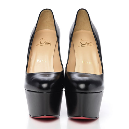 Christian Louboutin Shiny Calfskin Alta Vicky 160 Pumps 38 Black 2 of 9