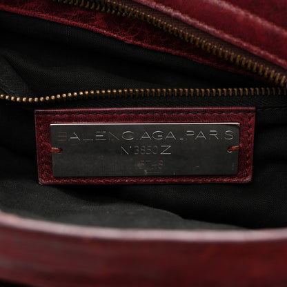 Balenciaga Agneau Classic Hardware City Dark Wine 7 of 18