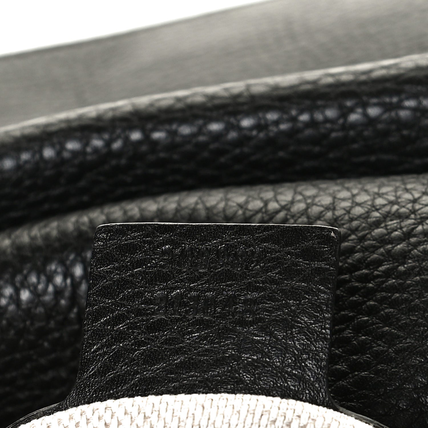 Gucci Pebbled Calfskin Medium Soho Chain Shoulder Bag Black 7 of 18