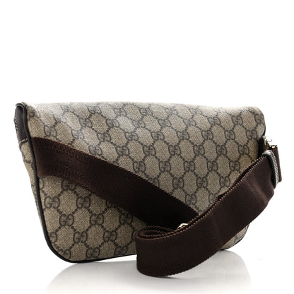 Gucci GG Supreme Monogram Belt Bag Dark Brown 3 of 13