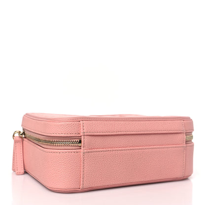 Chanel Caviar Quilted Medium CC Filigree Vanity Case Rose Pink 4 of 10