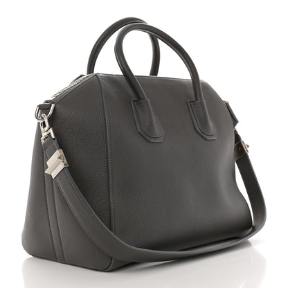 Givenchy Sugar Goatskin Medium Antigona Dark Grey 3 of 13