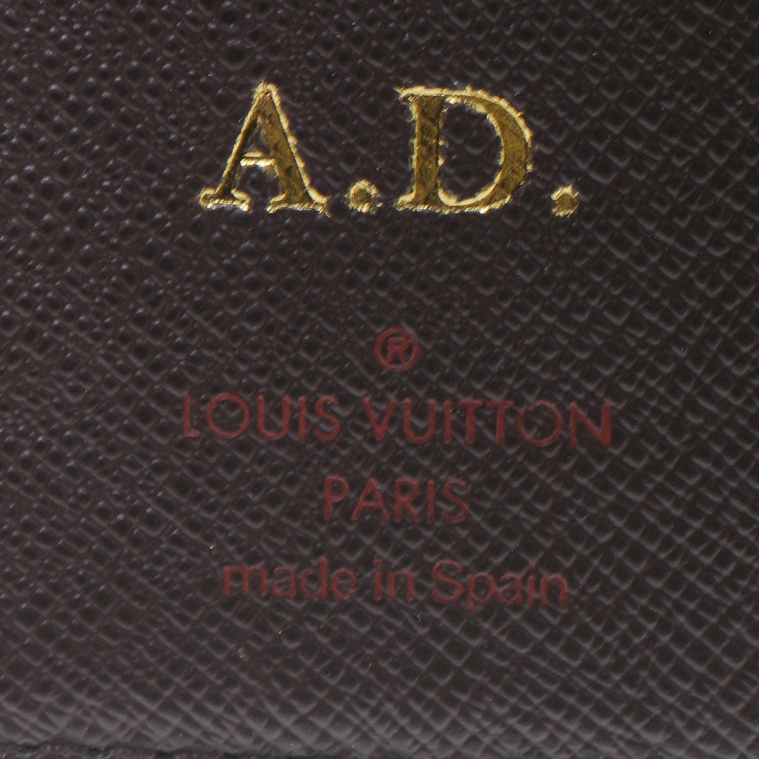 Louis Vuitton Damier Ebene Small Ring Agenda 6 of 7