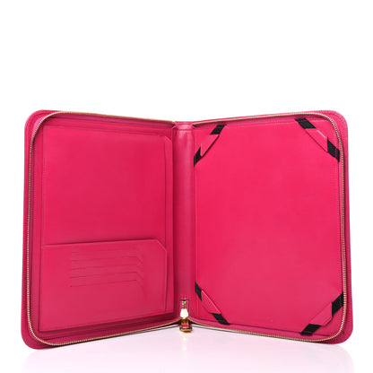 Saint Laurent Smooth Calfskin Tuc iPad Case Fushia 5 of 8