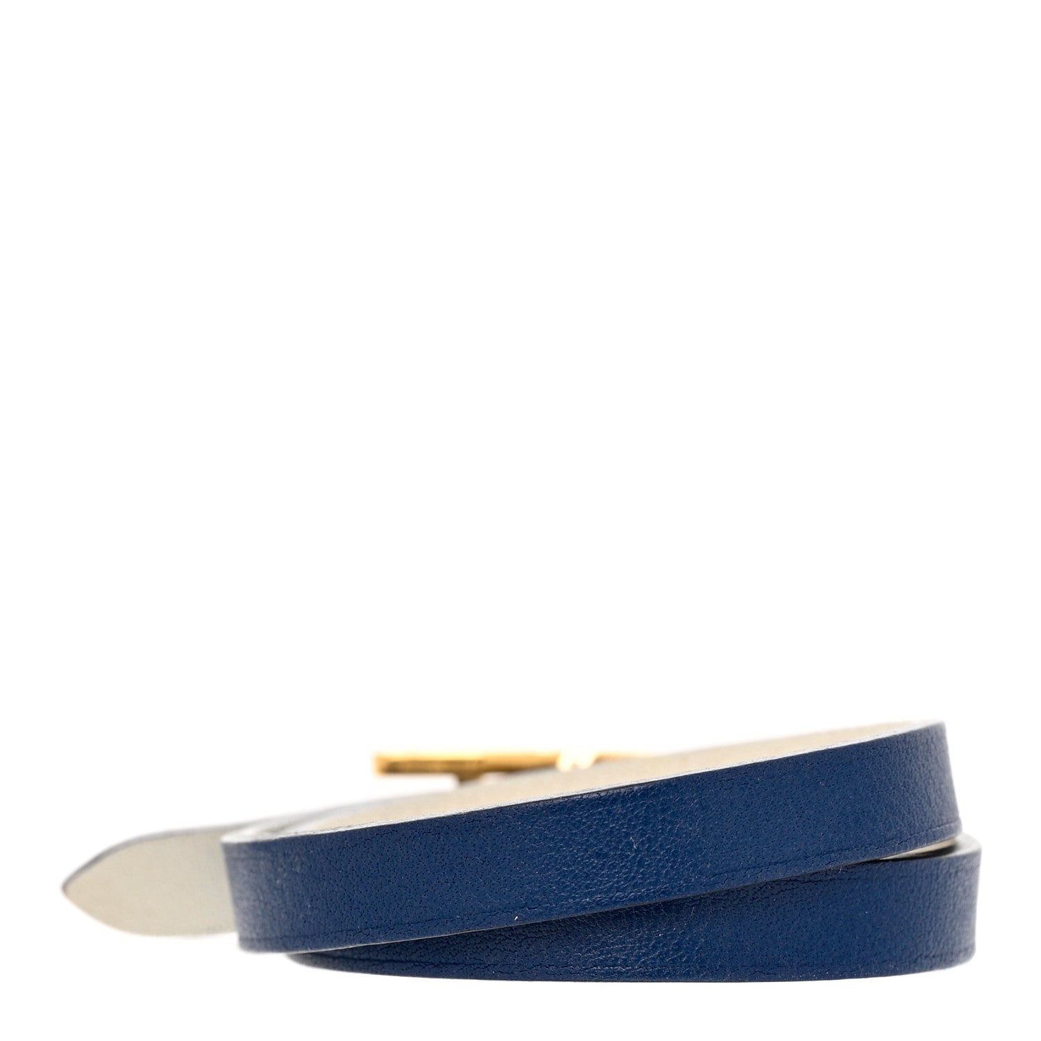 Hermes Swift Behapi Double Tour Bracelet Belu Encre White 3 of 4