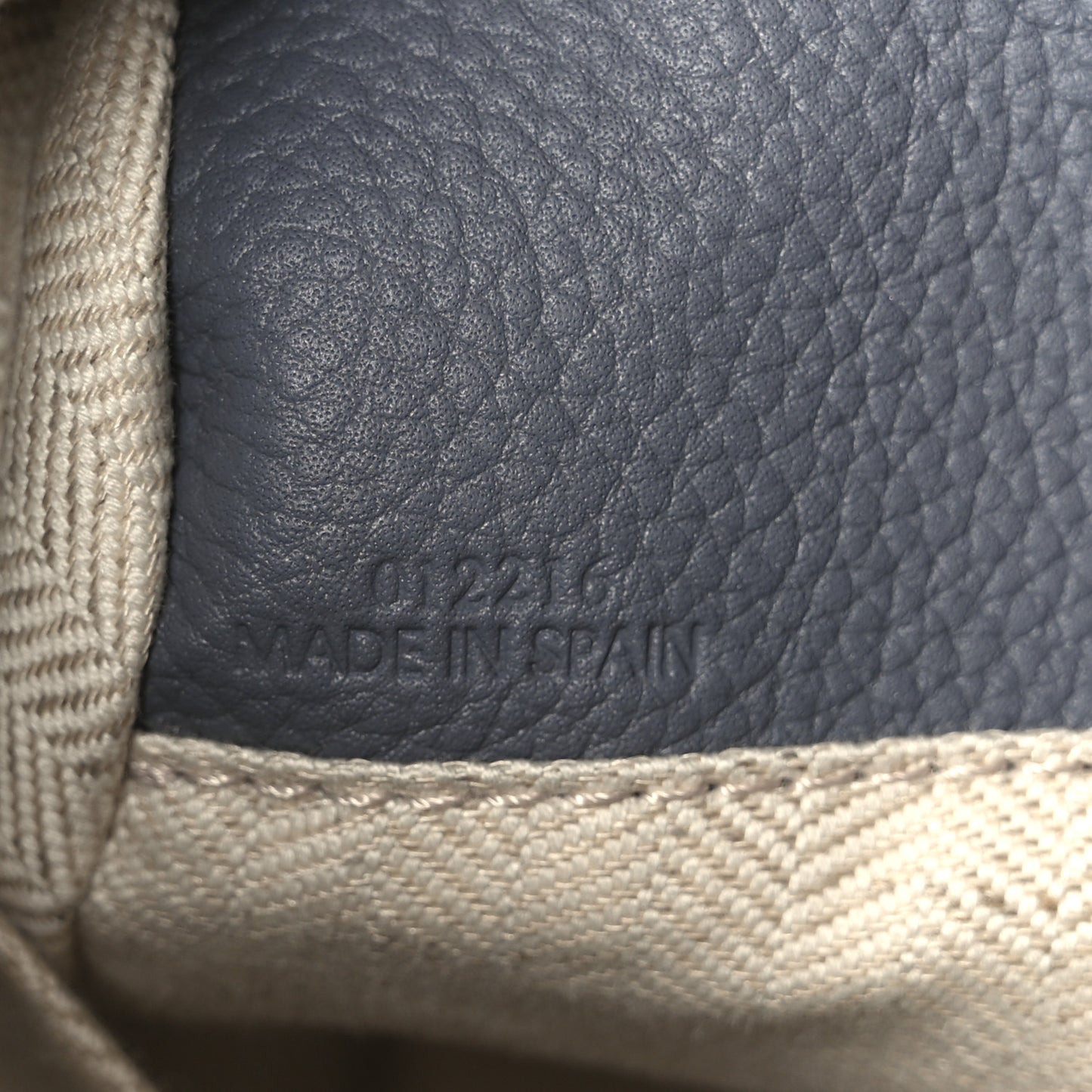 Soft Grained Calfskin Small Puzzle Bag Pearl Grey