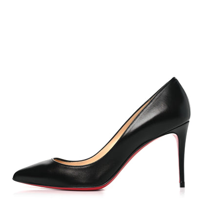 Christian Louboutin Shiny Nappa Pigalle Follies 85 Pumps 38.5 Black 1 of 8
