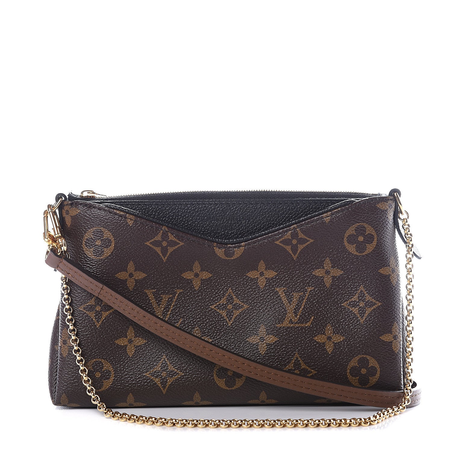 Louis Vuitton Monogram Pallas Clutch Black 1 of 11