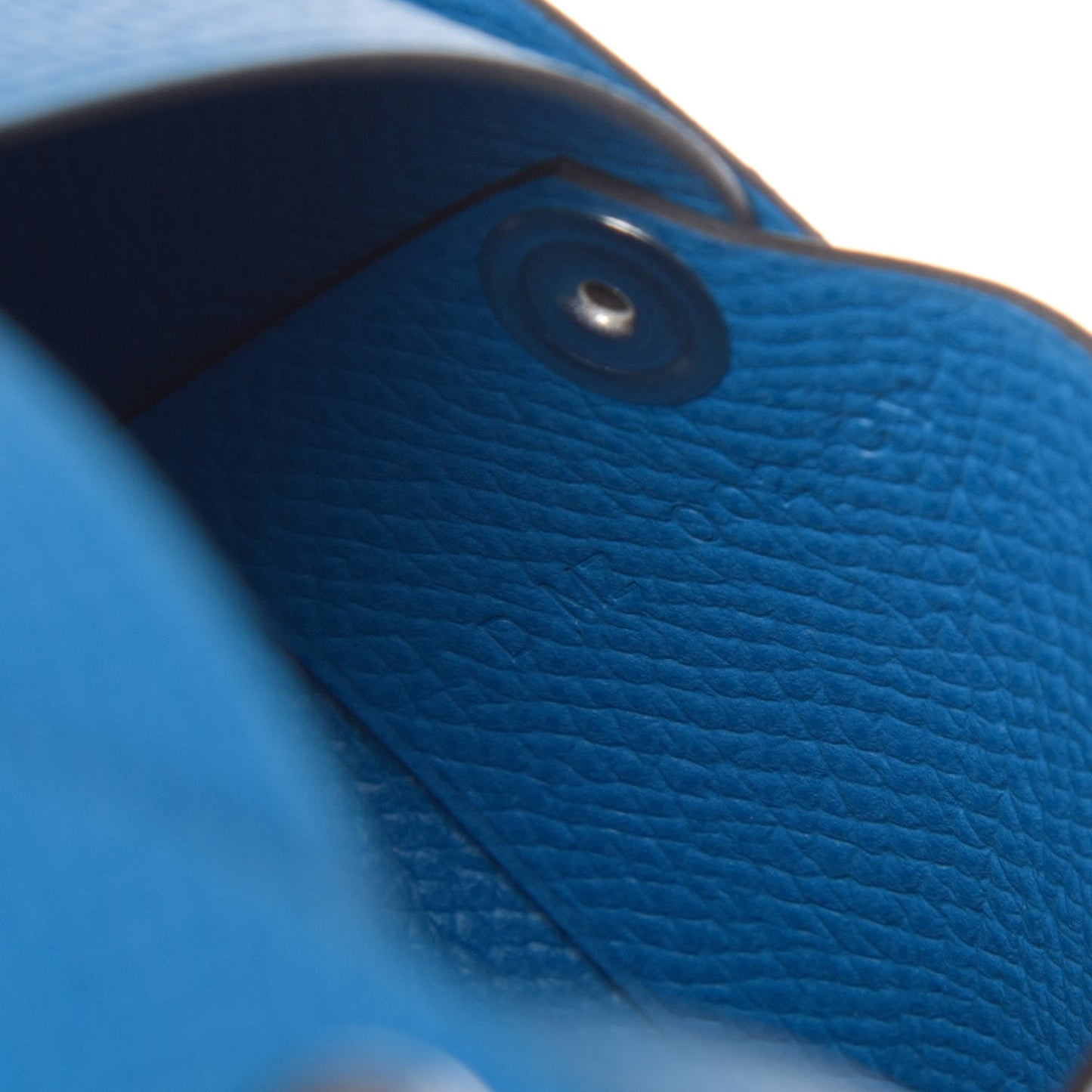 Epsom Calvi Card Case Bleu Zanzibar