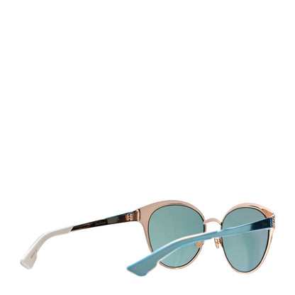 Christian Dior Metal DiorUnique Limited Edition Sunglasses Gold Pink 3 of 9