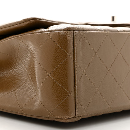 Chanel Caviar Quilted Maxi Double Flap Brown 9 of 14