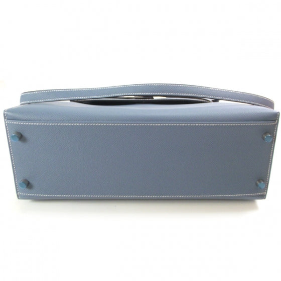 Hermes Epsom Kelly 32 Blue Jean 4 of 9