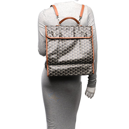 Goyard Goyardine Saint Leger Soft Briefcase Backpack Black Gold 2 of 10