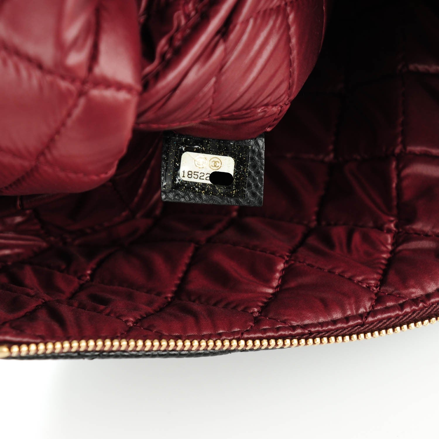 Chanel Caviar Quilted Large Cosmetic Case Black 7 of 7