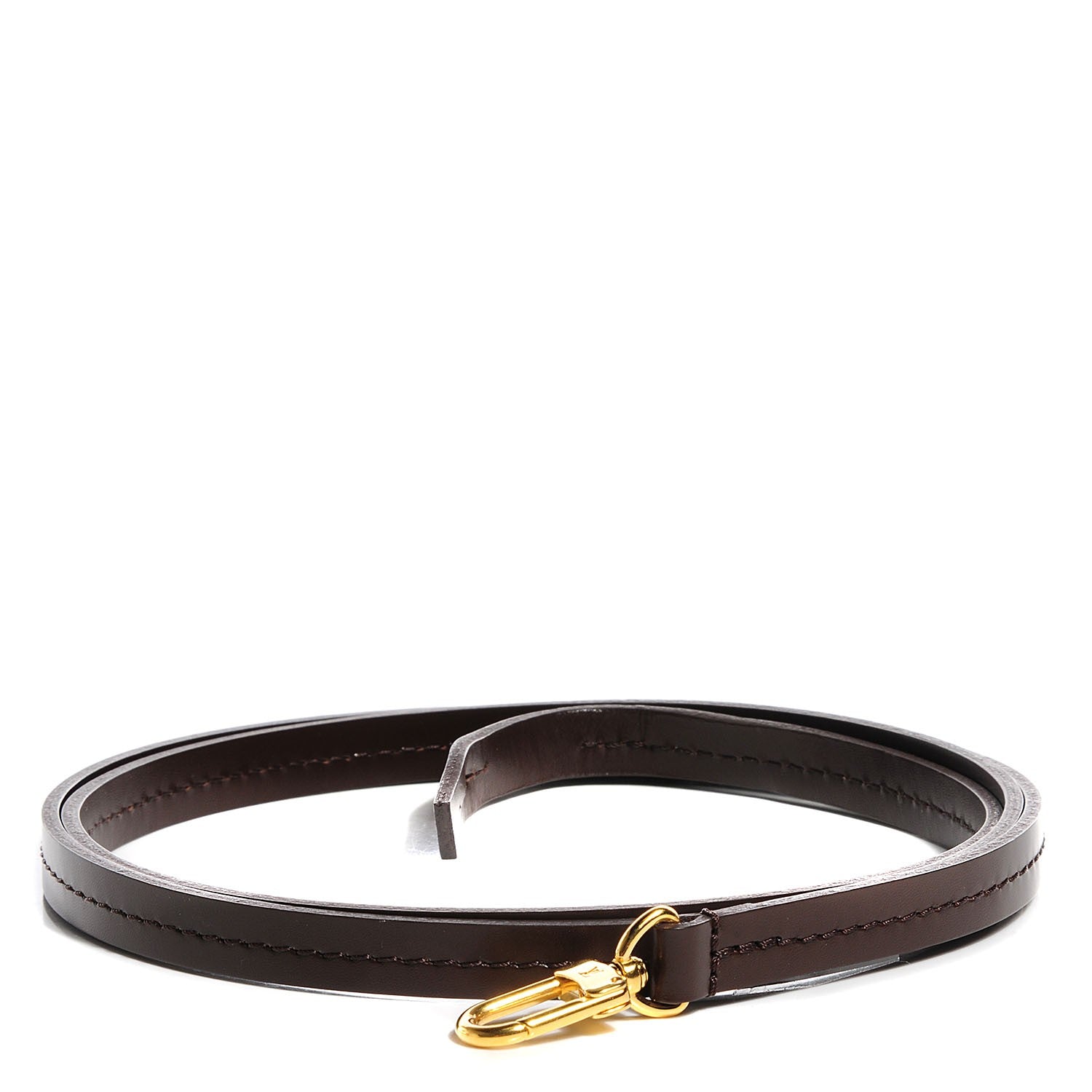 Louis Vuitton Calfskin 12mm Favorite Long Strap Brown 1 of 4