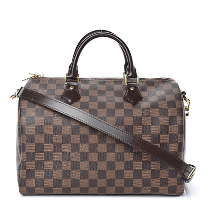 Louis Vuitton Damier Ebene Speedy Bandouliere 30 1 of 12
