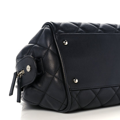 Chanel Caviar Quilted CC Timeless Bowler Black 9 of 10