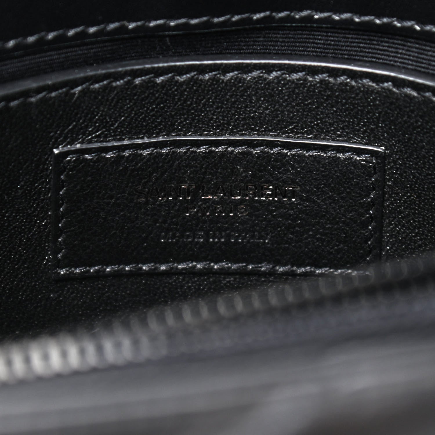 Saint Laurent Calfskin Y Quilted Monogram Small Loulou Chain Satchel Black 8 of 10