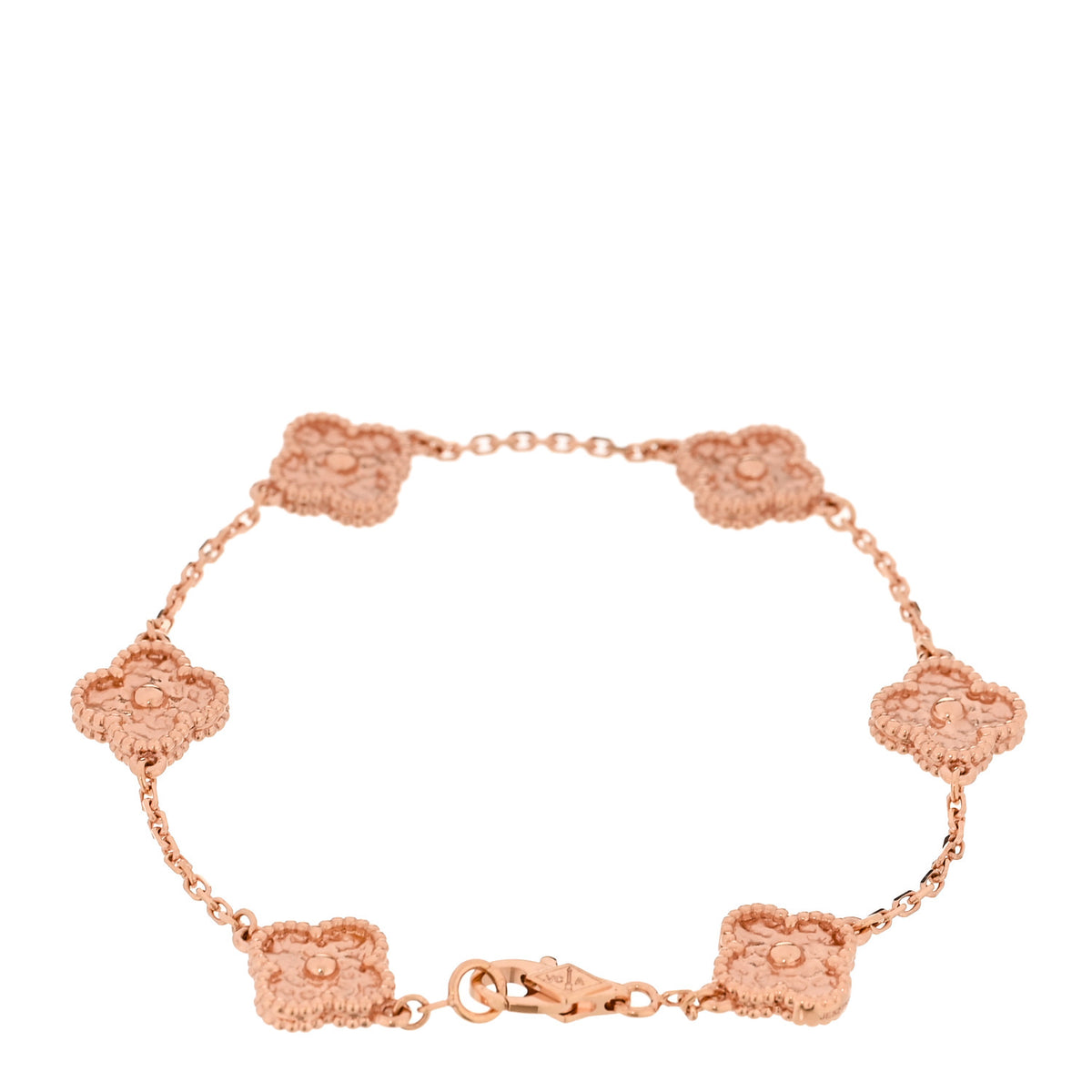 18K Rose Gold 6 Motifs Sweet Alhambra Bracelet