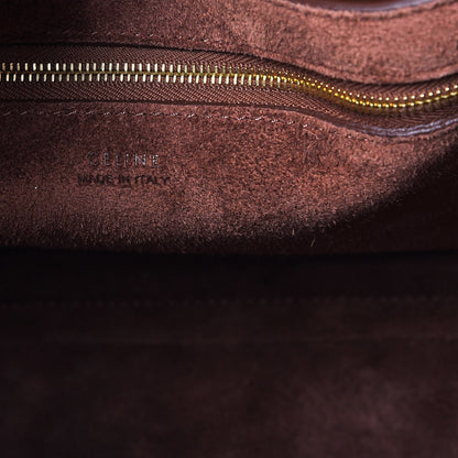 Celine Supersoft Calfskin Sangle Bucket Bag Burgundy 8 of 11
