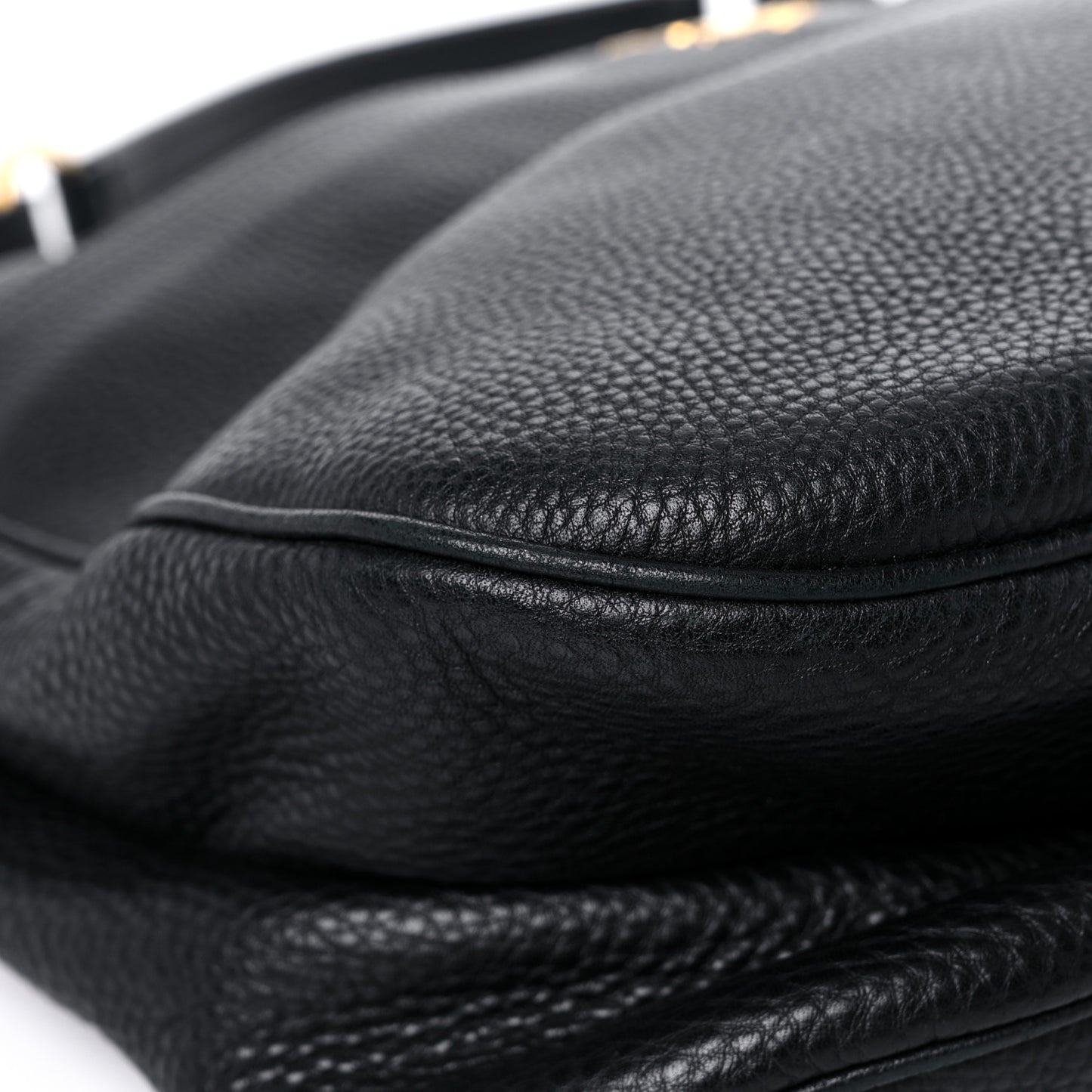 Vitello Daino Sacca Hobo Black