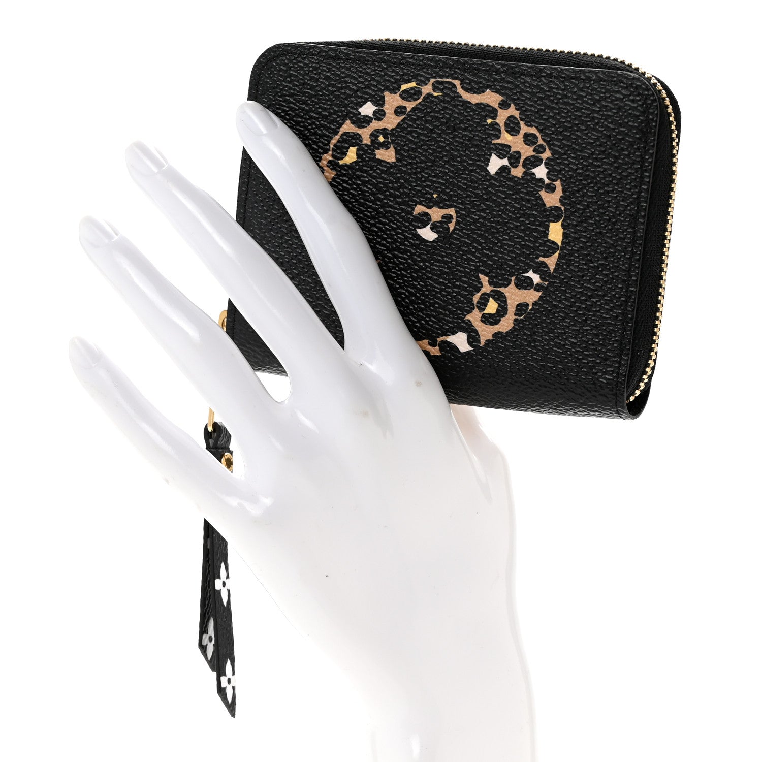 Louis Vuitton Monogram Giant Jungle Zippy Coin Purse Black 2 of 9