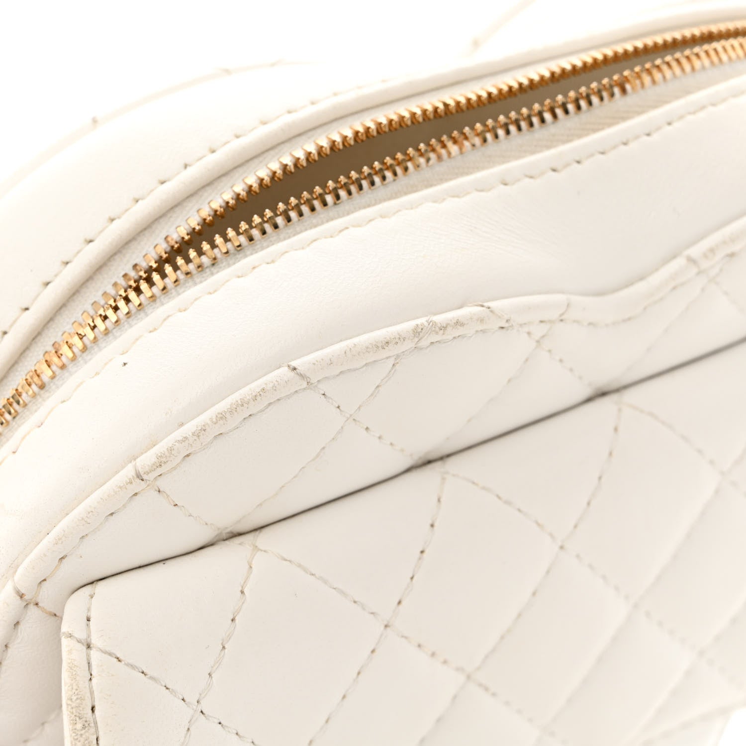 Chanel Lambskin Quilted CC In Love Heart Bag White 12 of 14