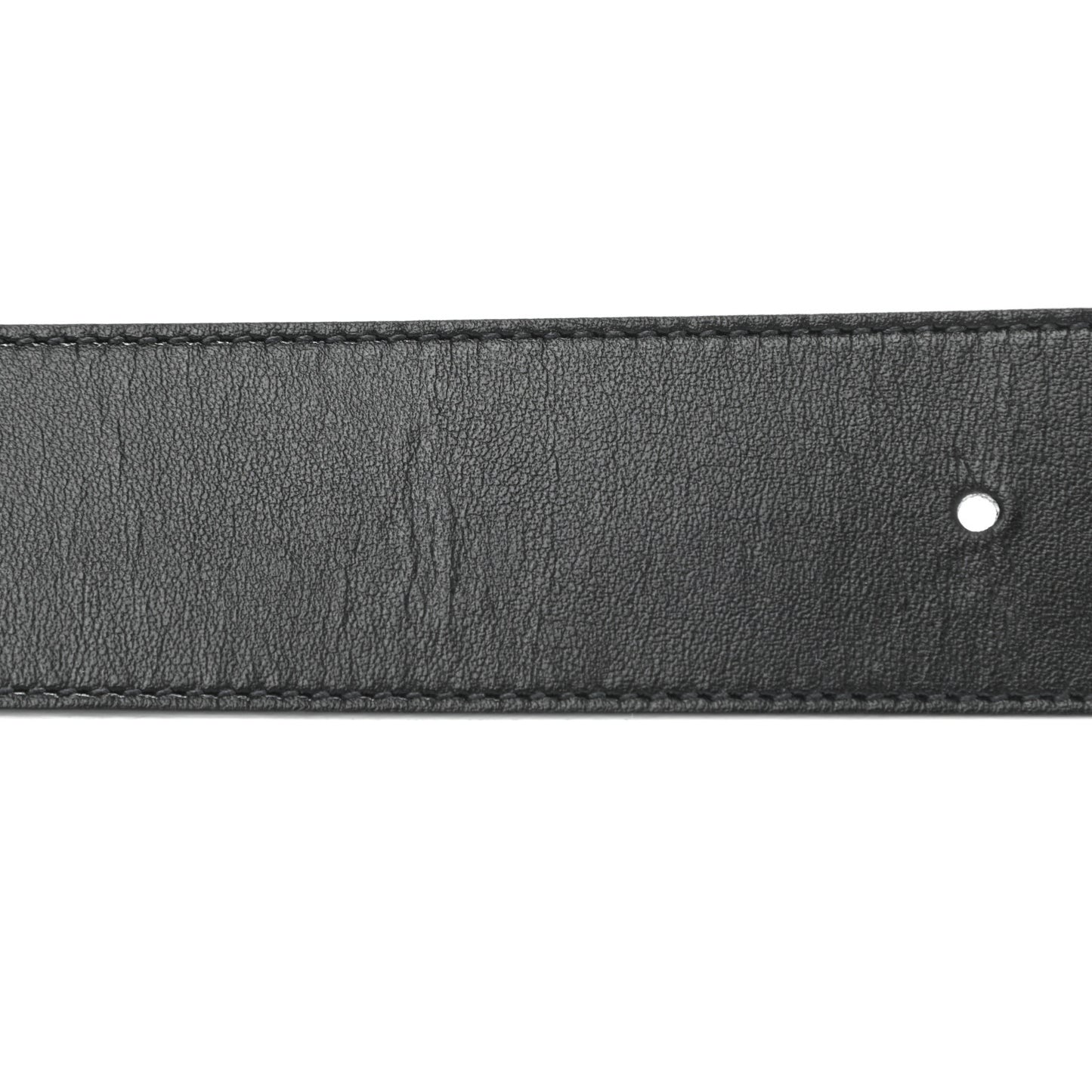 Plutone Calfskin Palladium Double G 40mm Belt 105 42 Black