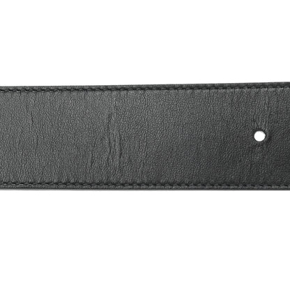 Gucci Plutone Calfskin Palladium Double G 40mm Belt 105 42 Black 7 of 10
