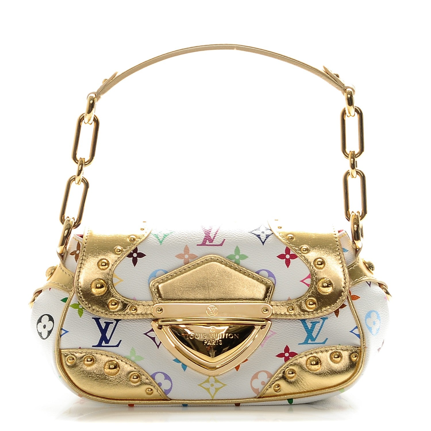 Louis Vuitton Monogram Multicolor Marilyn White Gold 1 of 6