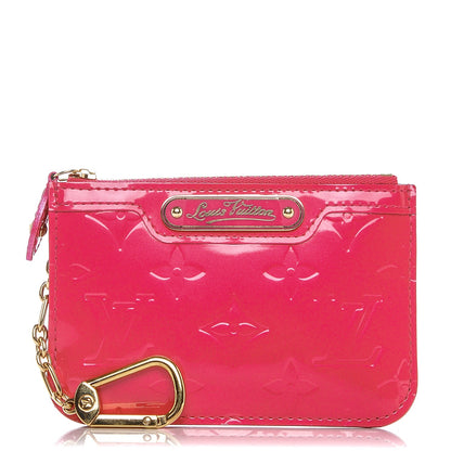 Louis Vuitton Vernis Key Pouch Rose Pop 1 of 6