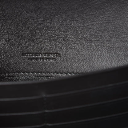 Bottega Veneta Nappa Intrecciato Continental Flap Wallet Black 6 of 9