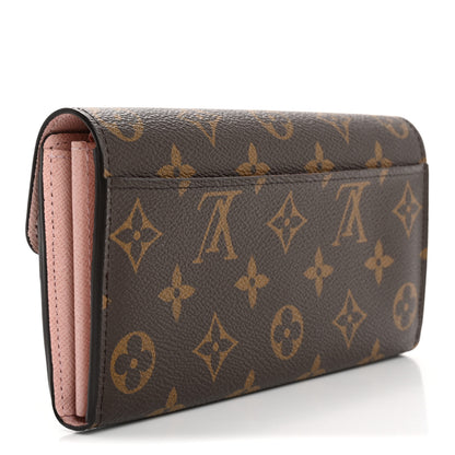 Louis Vuitton Monogram Sarah Wallet NM Rose Ballerine 3 of 9