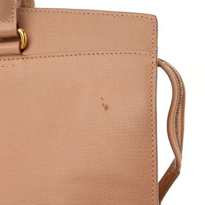 Saint Laurent Textured Calfskin Medium Cabas ChYc Beige 16 of 17