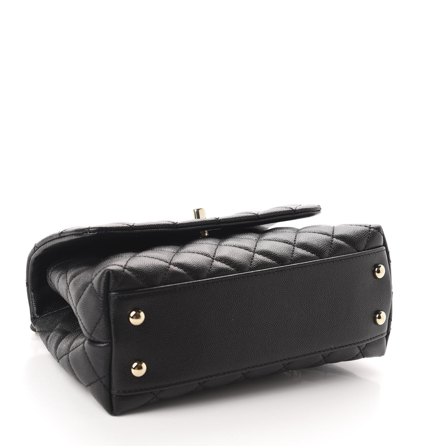 Chanel Caviar Quilted Mini Coco Handle Flap Black 4 of 11